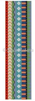 0653 Geo Stripe 2 Eyeglass Case