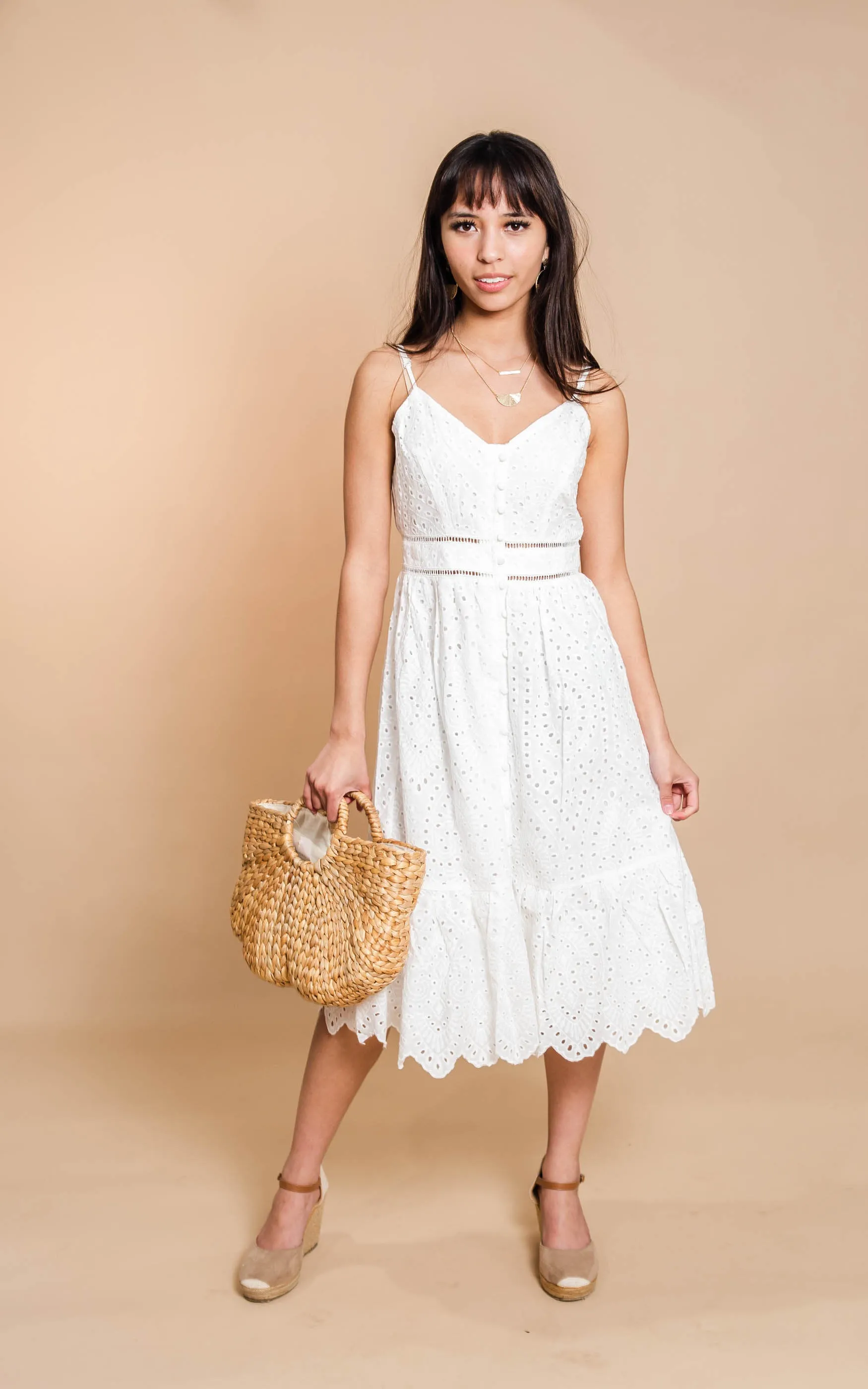 A Million Reasons Eyelet Midi Dress | FINAL SALE*