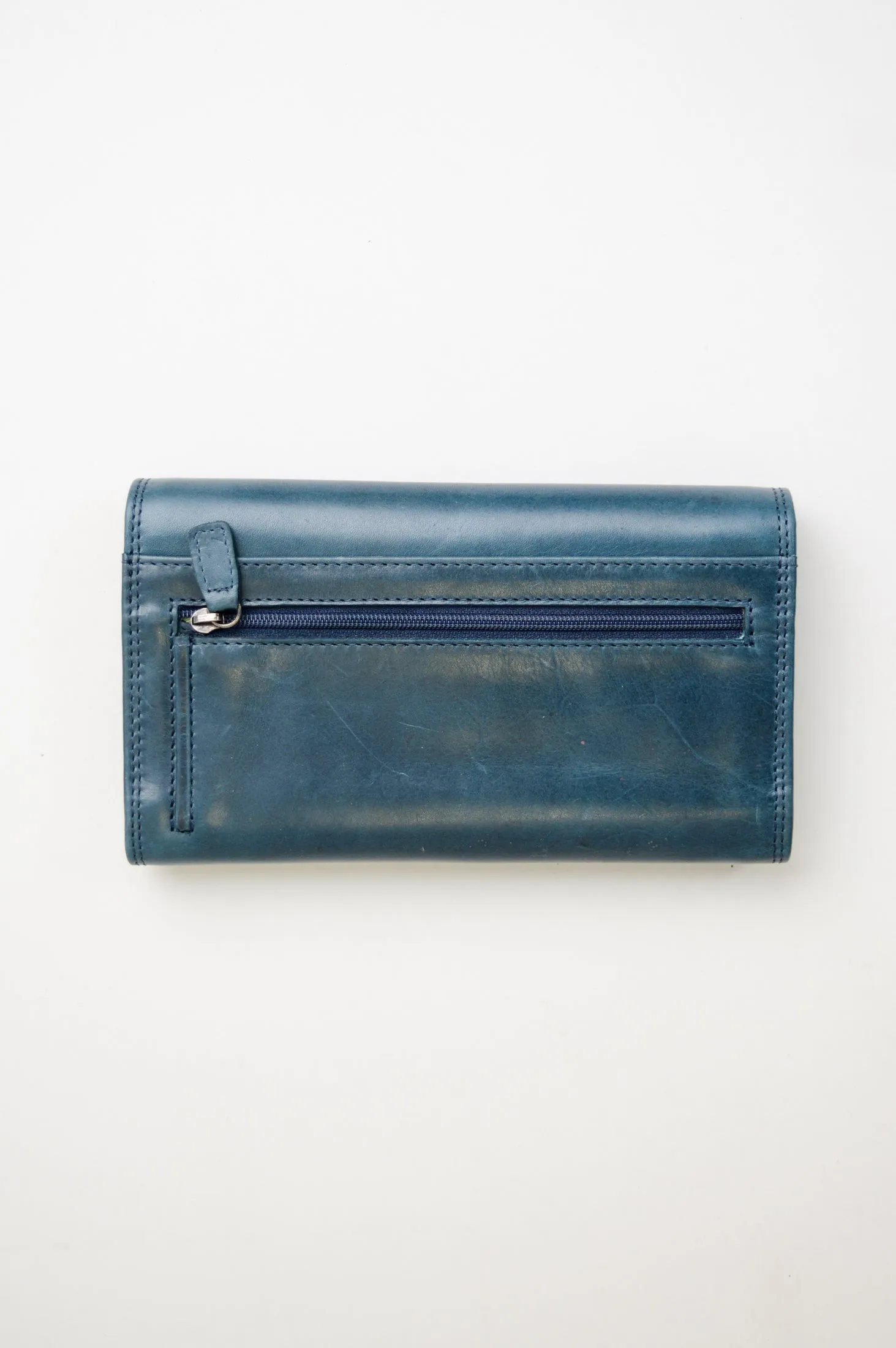 Adrian Klis 105 Ladies Wallet, Blue, Leather