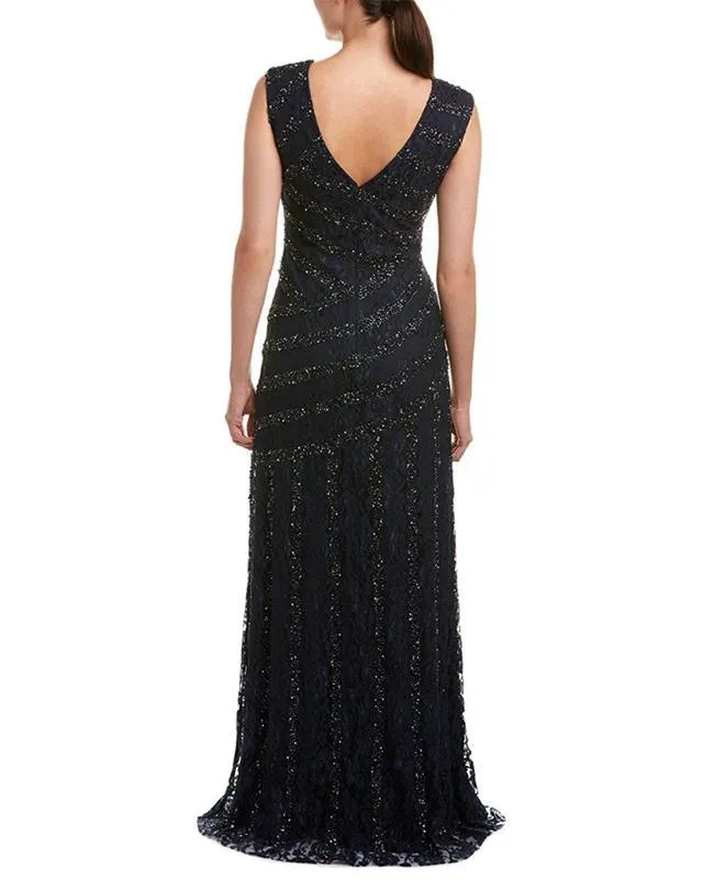 Aidan Mattox - Embellished Lace Long Dress 54471850