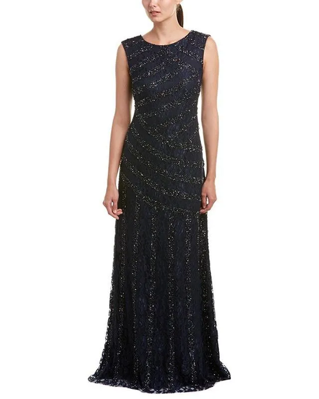 Aidan Mattox - Embellished Lace Long Dress 54471850