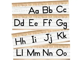 Alphabet Line: Manuscript Mini Board Set Stylish Boho Rainbow | UPRINT | Schoolgirl Style