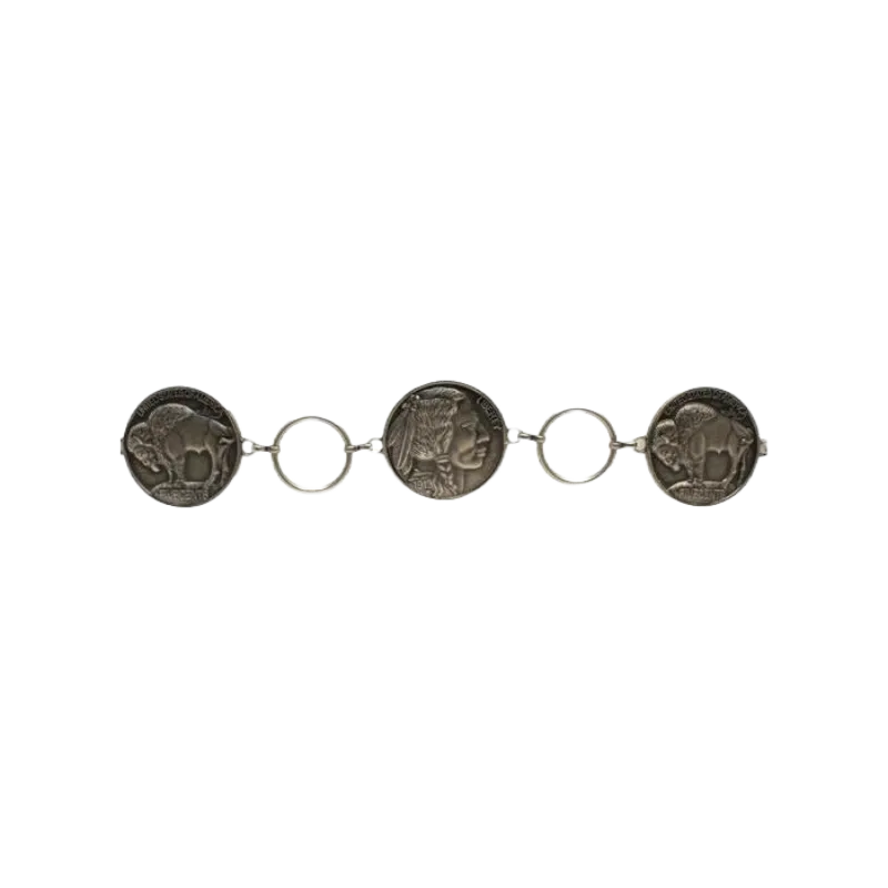 Angel Ranch® Ladies Western Buffalo Nickel Chain Belt D140001036