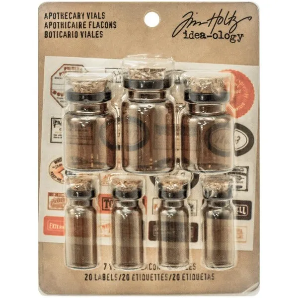 Apothecary Amber Glass Vials | idea-ology