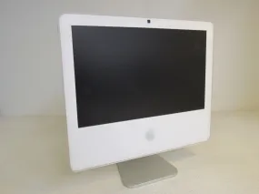 Apple iMac 17 in All In One Computer Bare Unit K White/Gray 1GB RAM A1195 -- Used