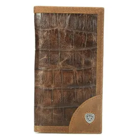 Ariat Gator Print Rodeo Bi-Fold Wallet A3523402