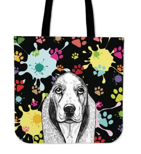 Artsy Hound Linen Tote Bag