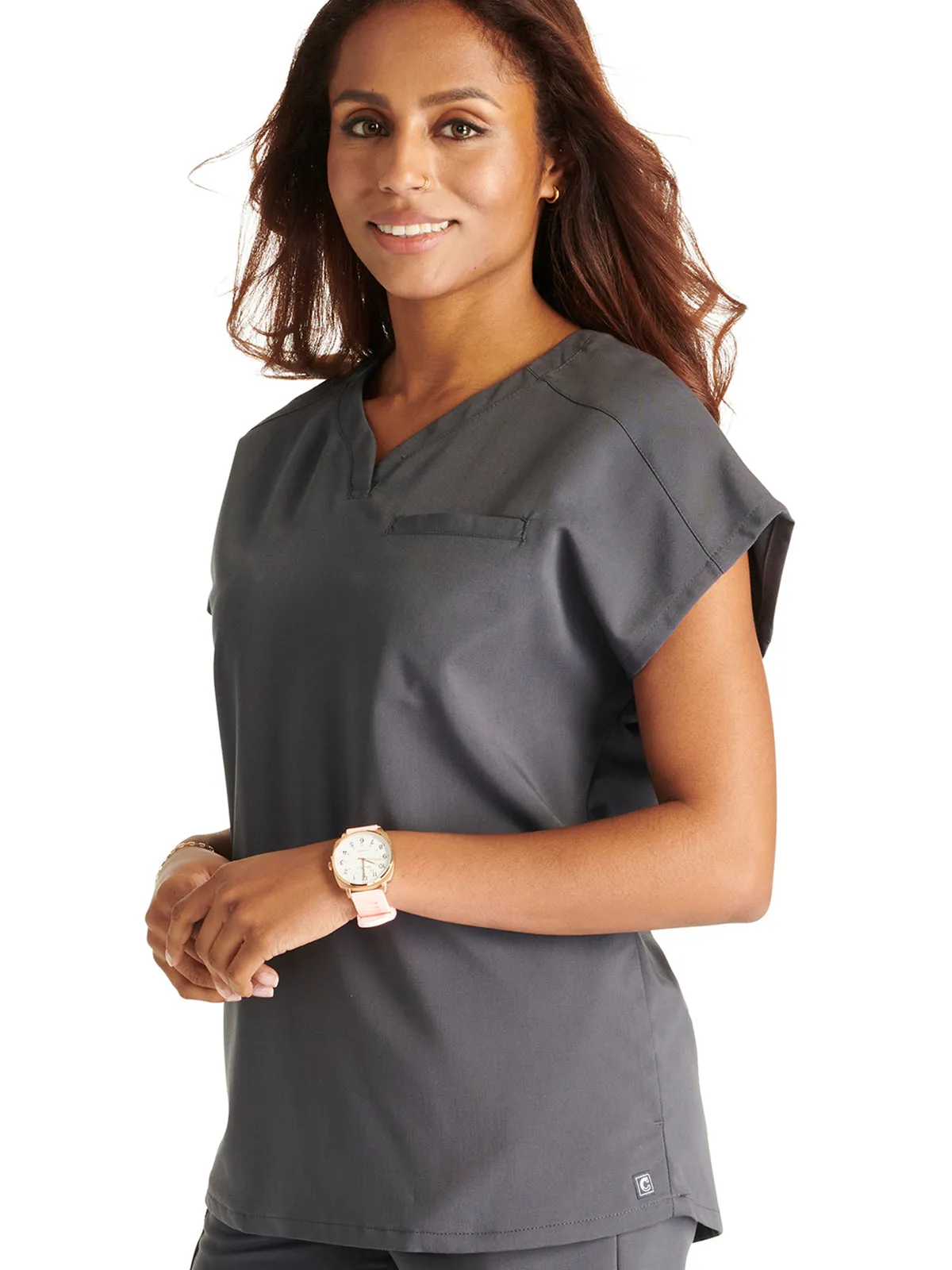 Atmos - Women's V-Neck Dolman Sleeve Scrub Top