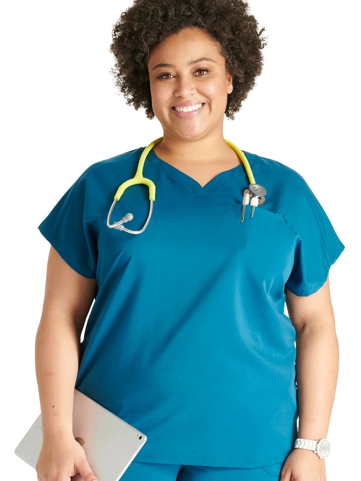 Atmos - Women's V-Neck Dolman Sleeve Scrub Top