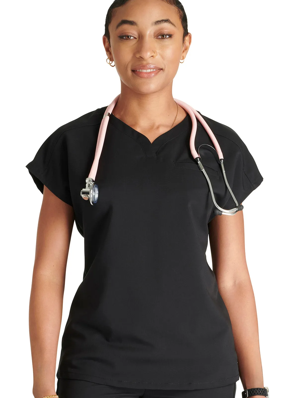 Atmos - Women's V-Neck Dolman Sleeve Scrub Top