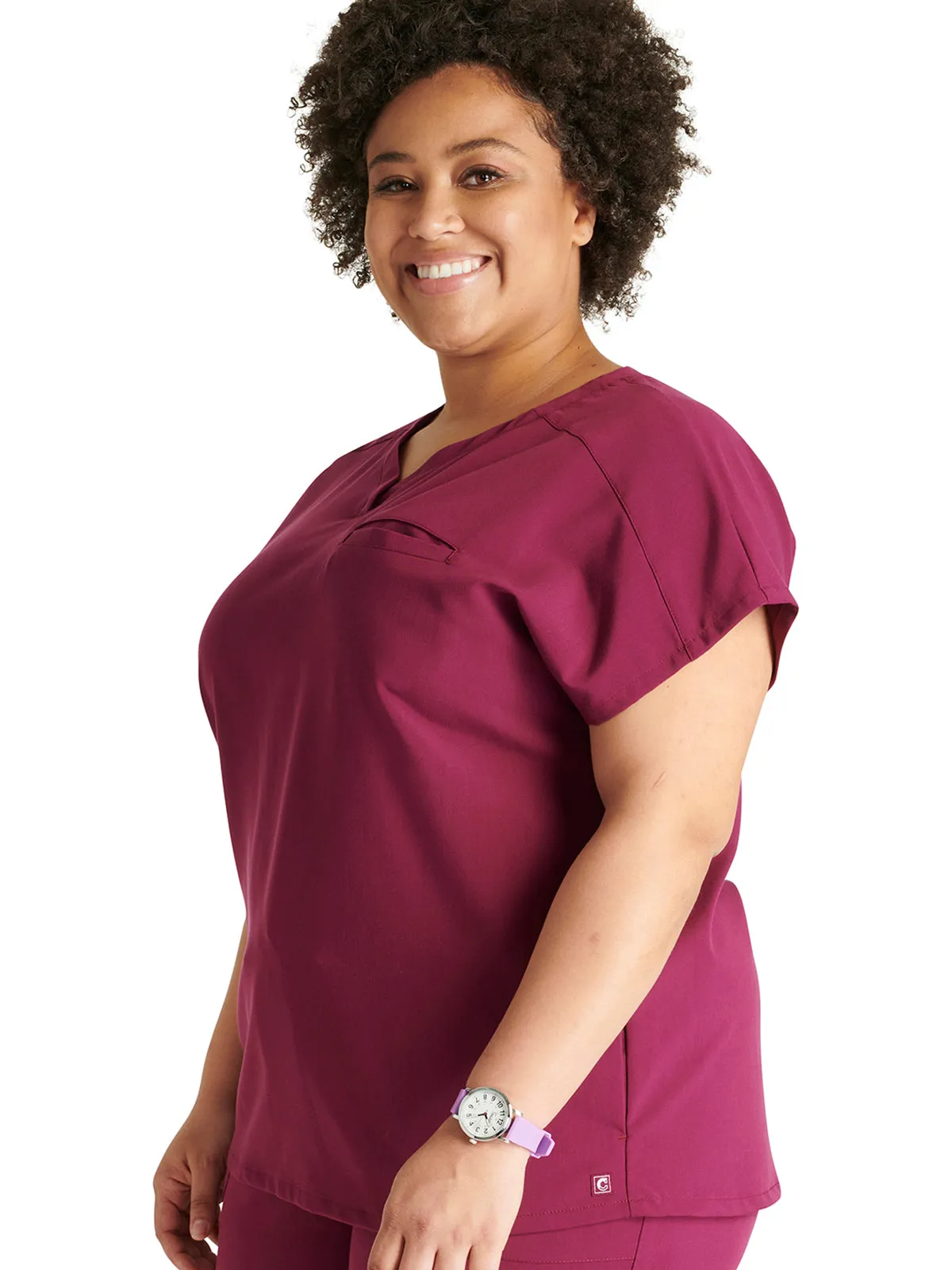 Atmos - Women's V-Neck Dolman Sleeve Scrub Top