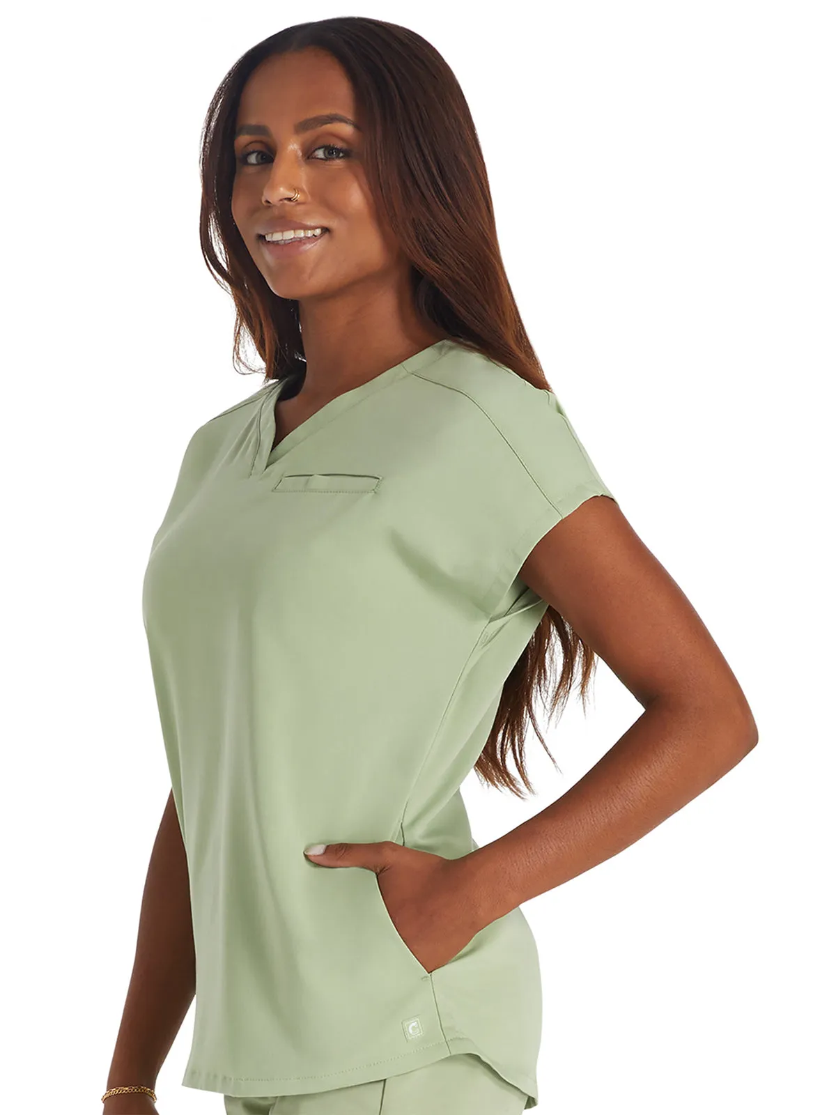 Atmos - Women's V-Neck Dolman Sleeve Scrub Top