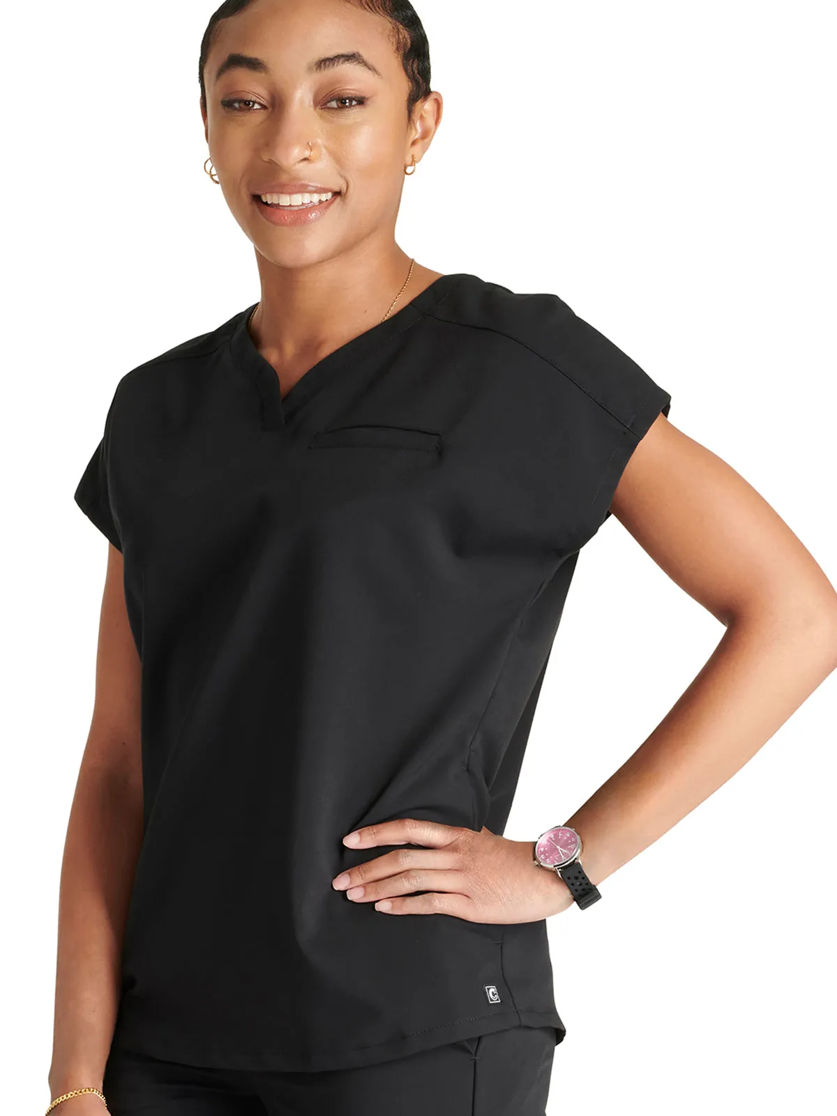 Atmos - Women's V-Neck Dolman Sleeve Scrub Top