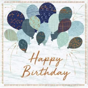 Balloons Birthday Card