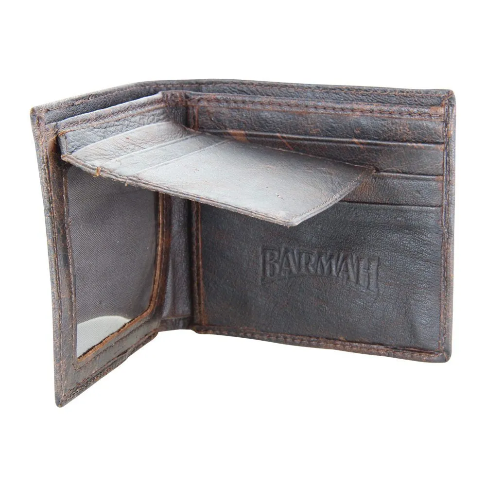 Barmah Kangaroo Leather 1 Fold Wallet - Vintage