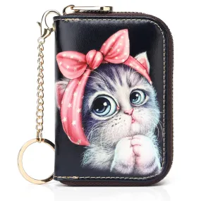 Big-eyed Cat Card Holder