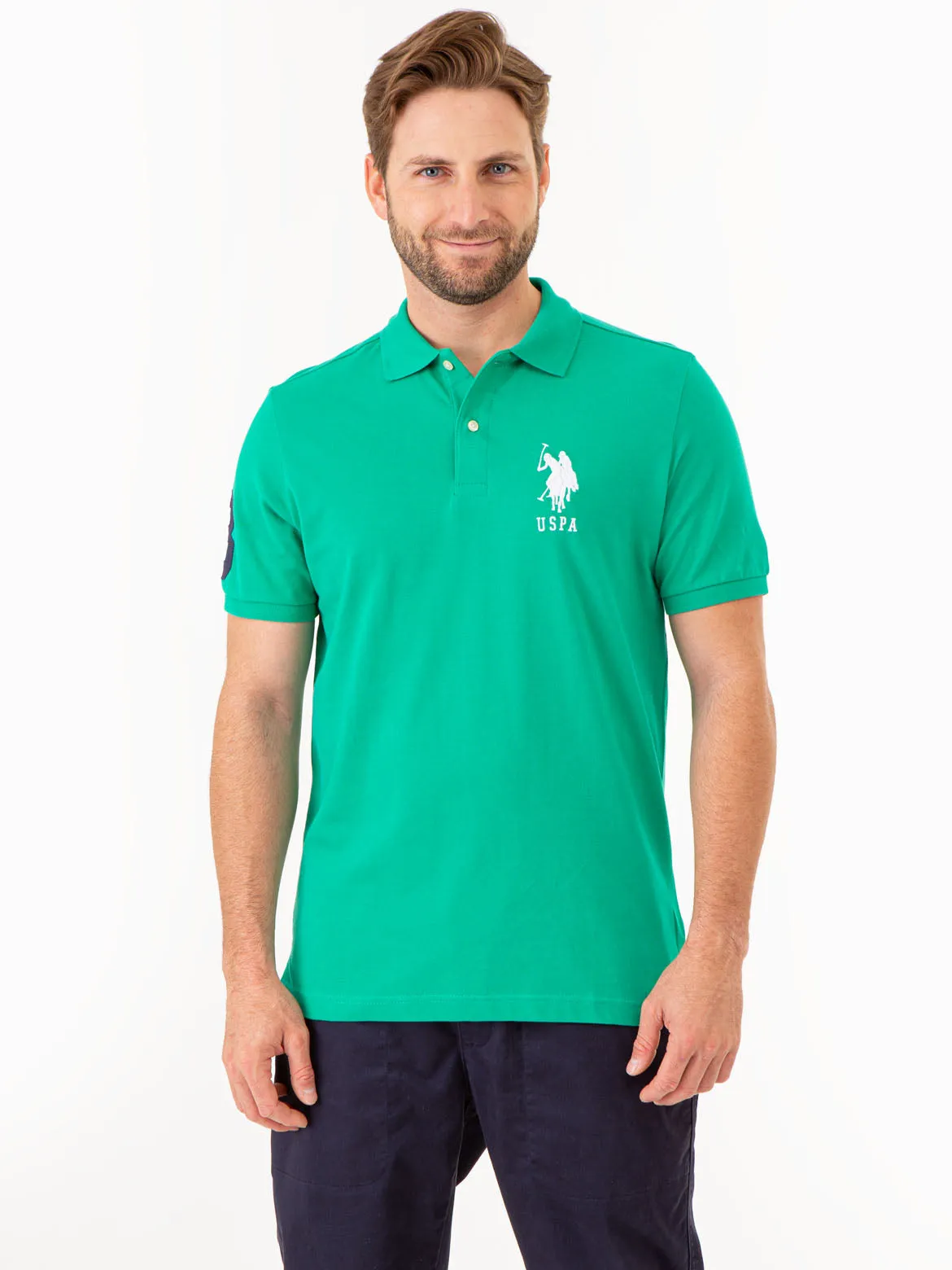 BIG LOGO SOLID POLO SHIRT