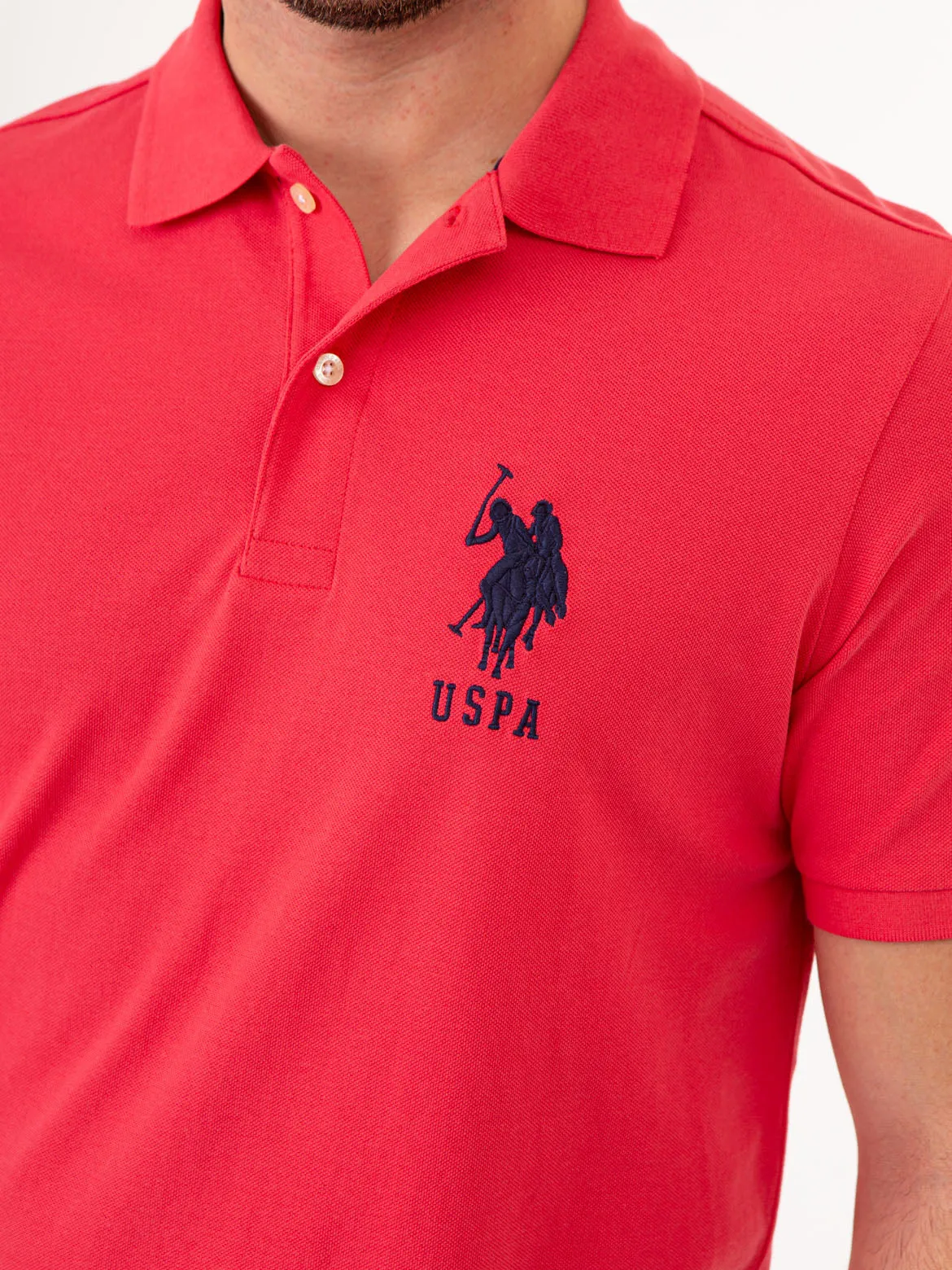 BIG LOGO SOLID POLO SHIRT