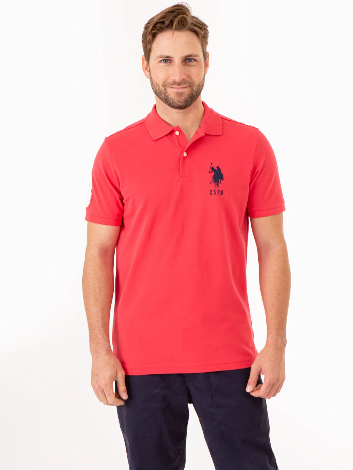 BIG LOGO SOLID POLO SHIRT