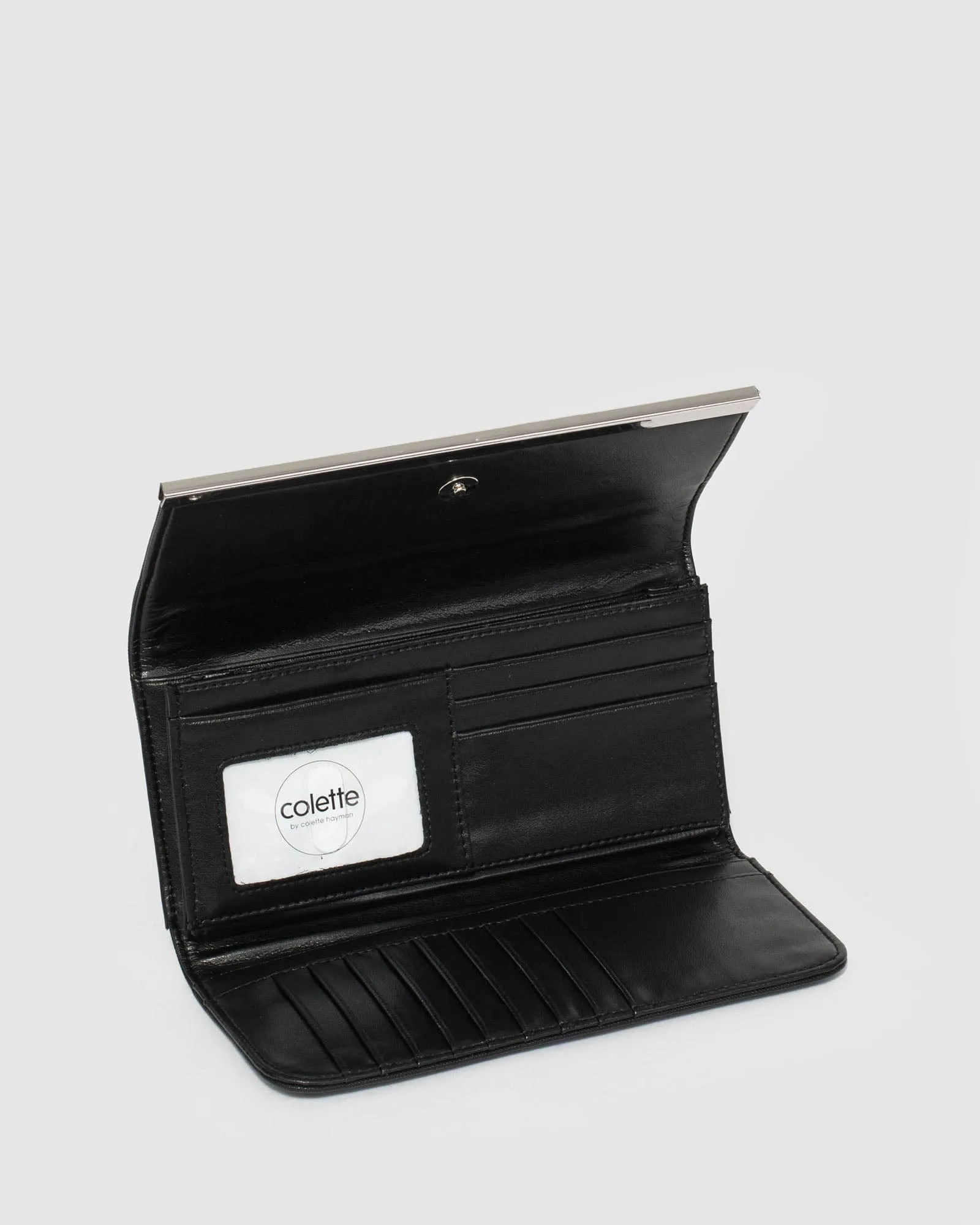 Black Natalie Edge Bar Wallet