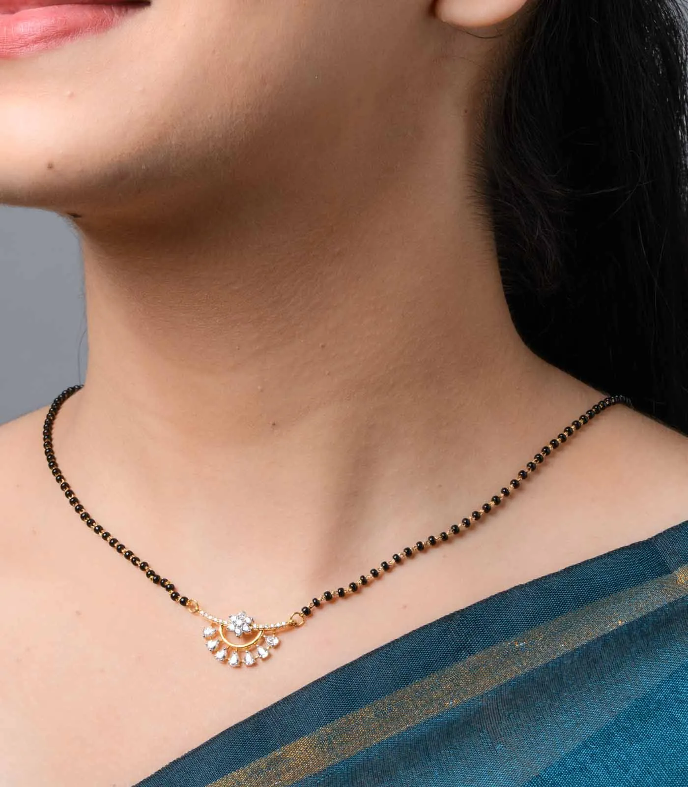 Blossom Star Pendant Mangalsutra