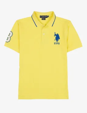 BOYS SOLID COLLAR POLO SHIRT