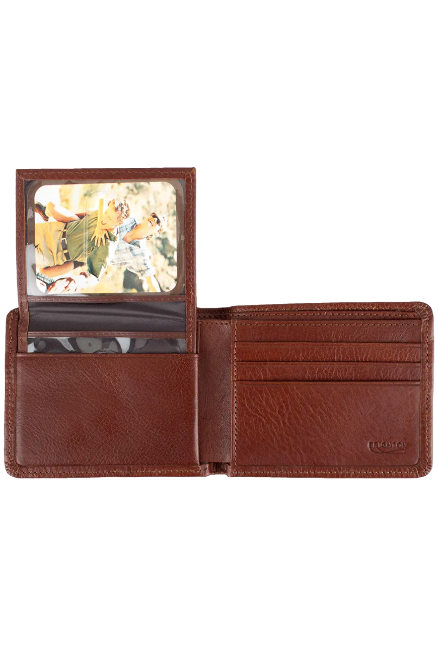 Brighton Brown Leather Carnegie Passcase Wallet