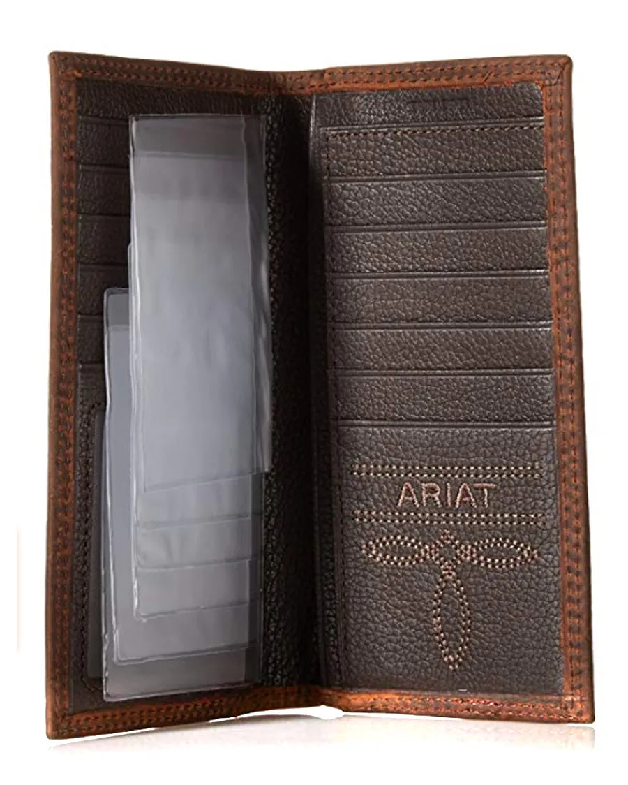 Brown Rowdy Bi-Fold Rodeo Wallet