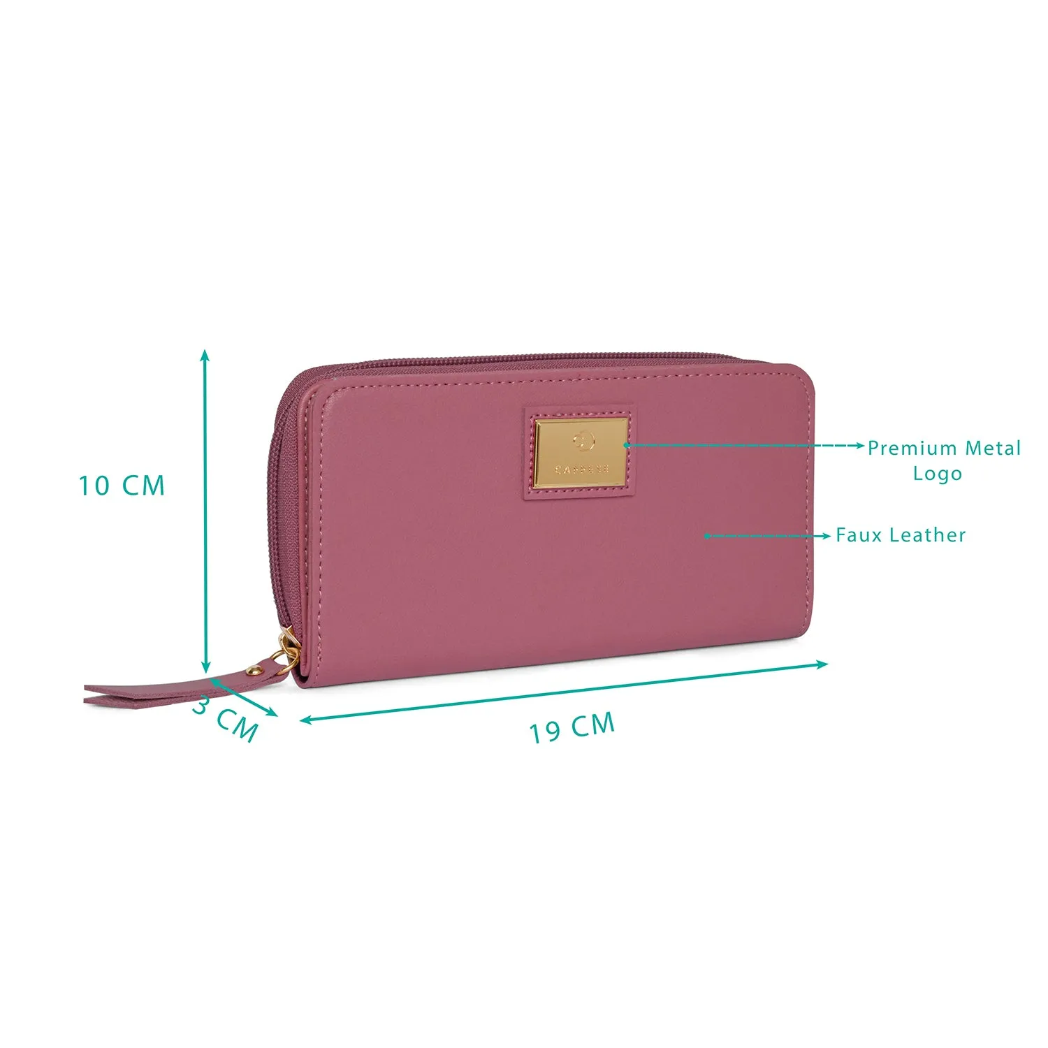 Caprese Kiko Wallet Large Pink