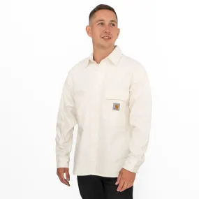 Carhartt WIP Mens White Reno Overshirt Long Sleeve Shirts