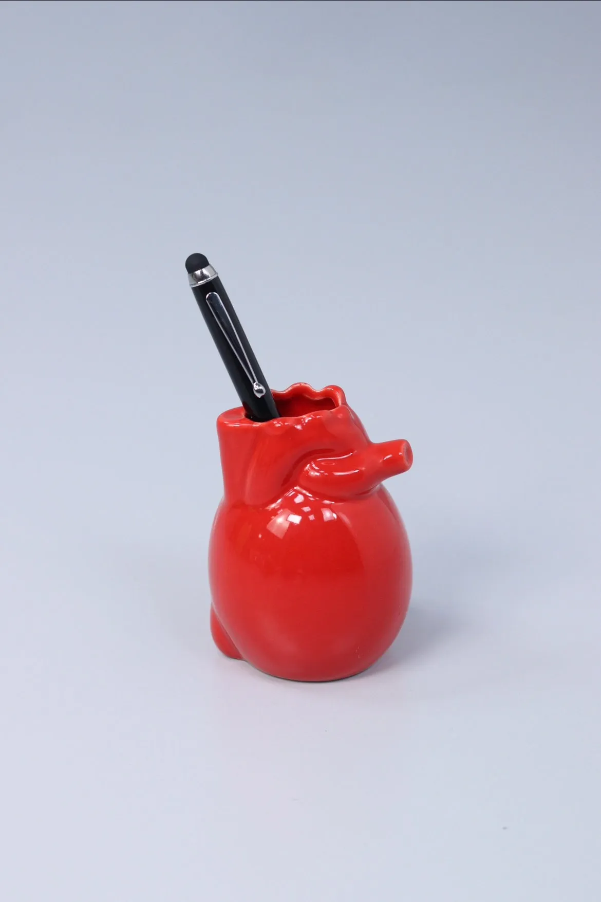 Ceramic Heart Pen Holder