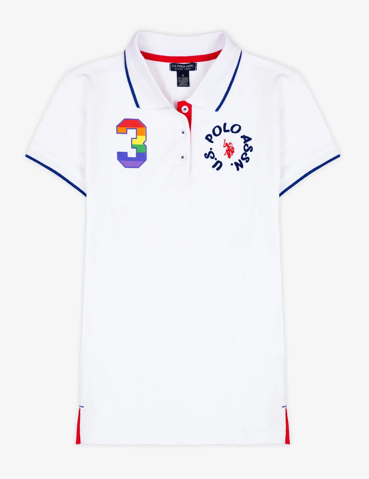 CIRCLE RAINBOW POLO SHIRT