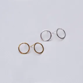 Circle Stud Earrings