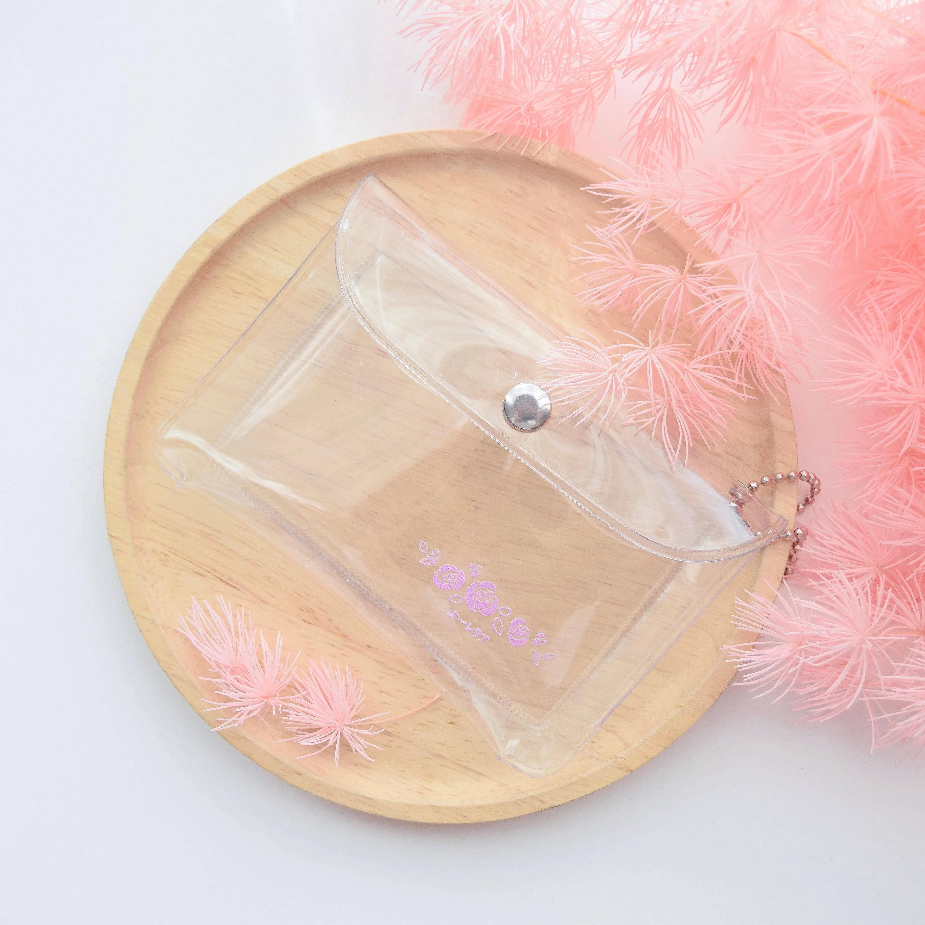 Clear Coin Card Wallet Purse