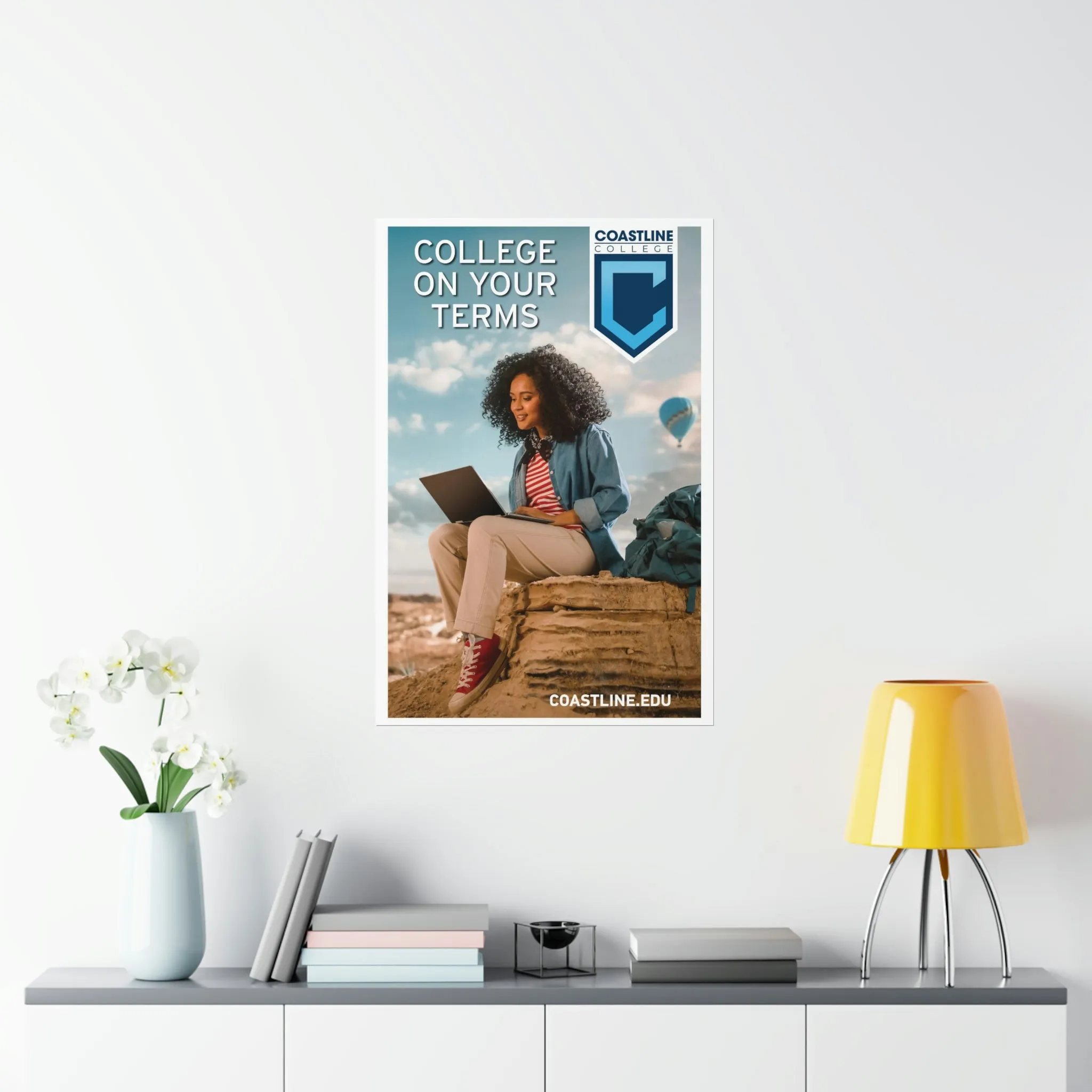 Coastline College On Your Terms Premium Matte Vertical Poster