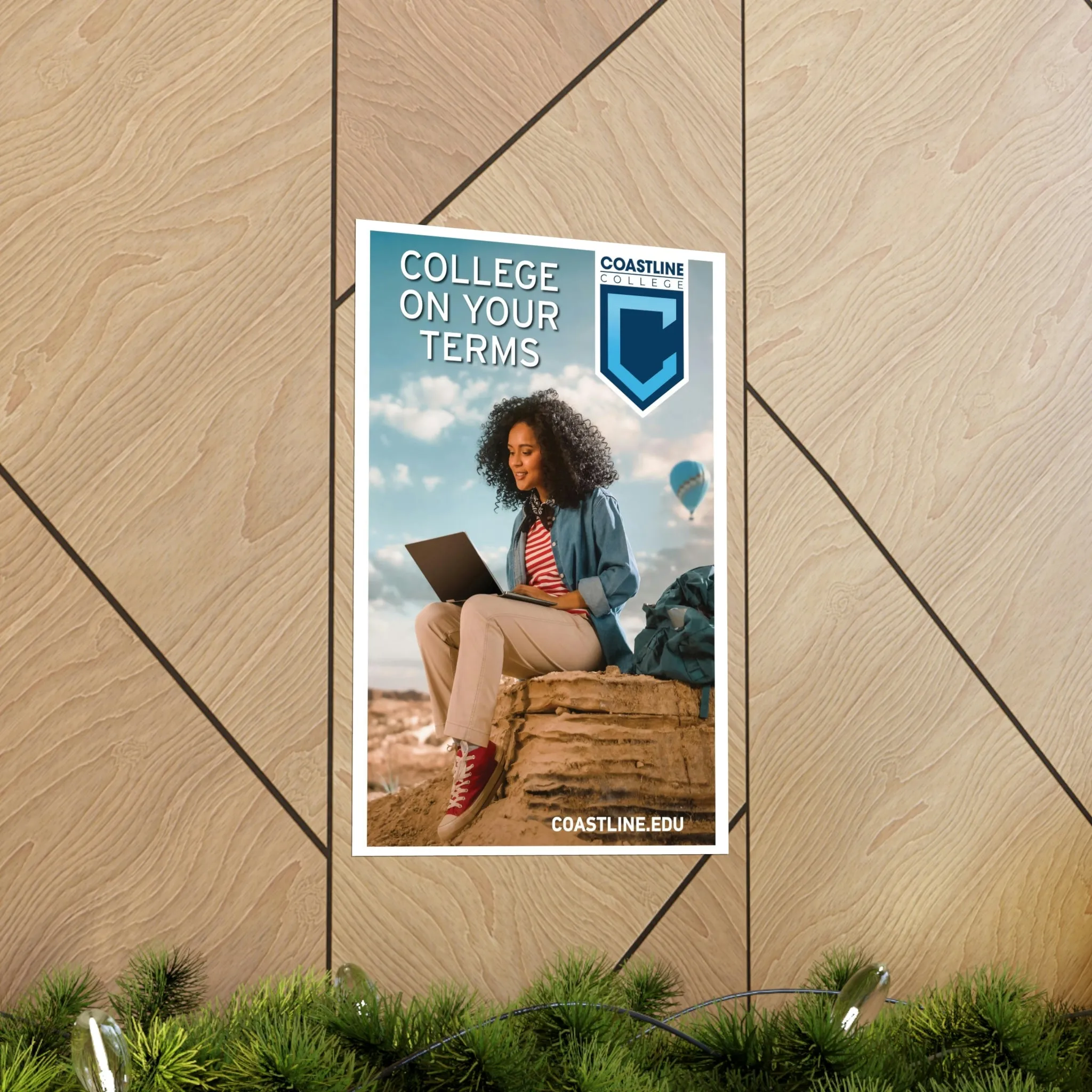 Coastline College On Your Terms Premium Matte Vertical Poster