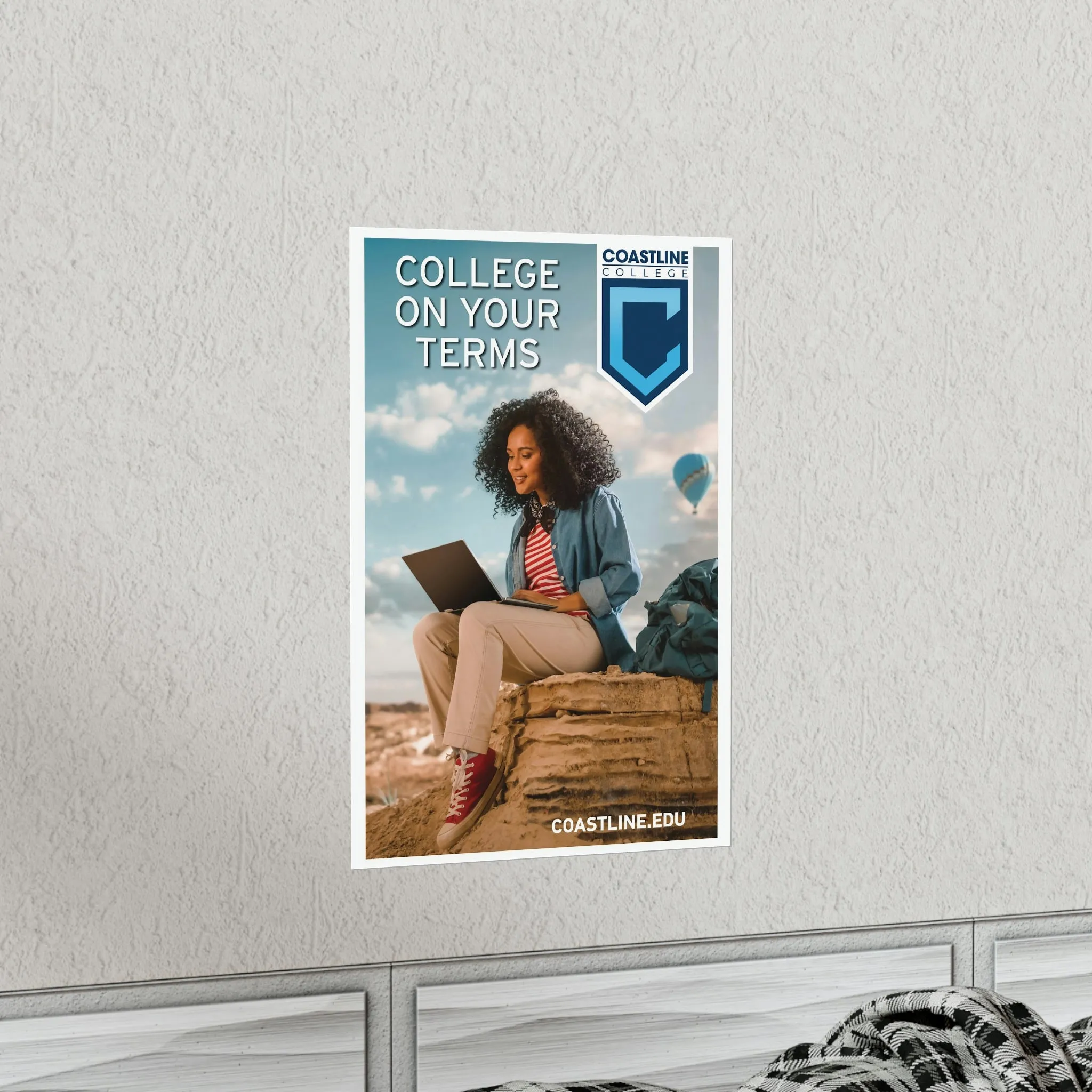 Coastline College On Your Terms Premium Matte Vertical Poster