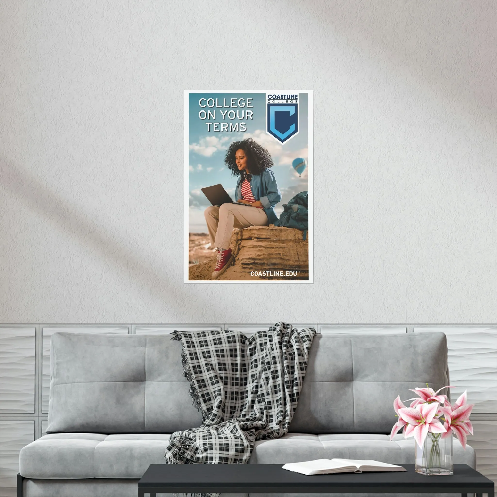 Coastline College On Your Terms Premium Matte Vertical Poster