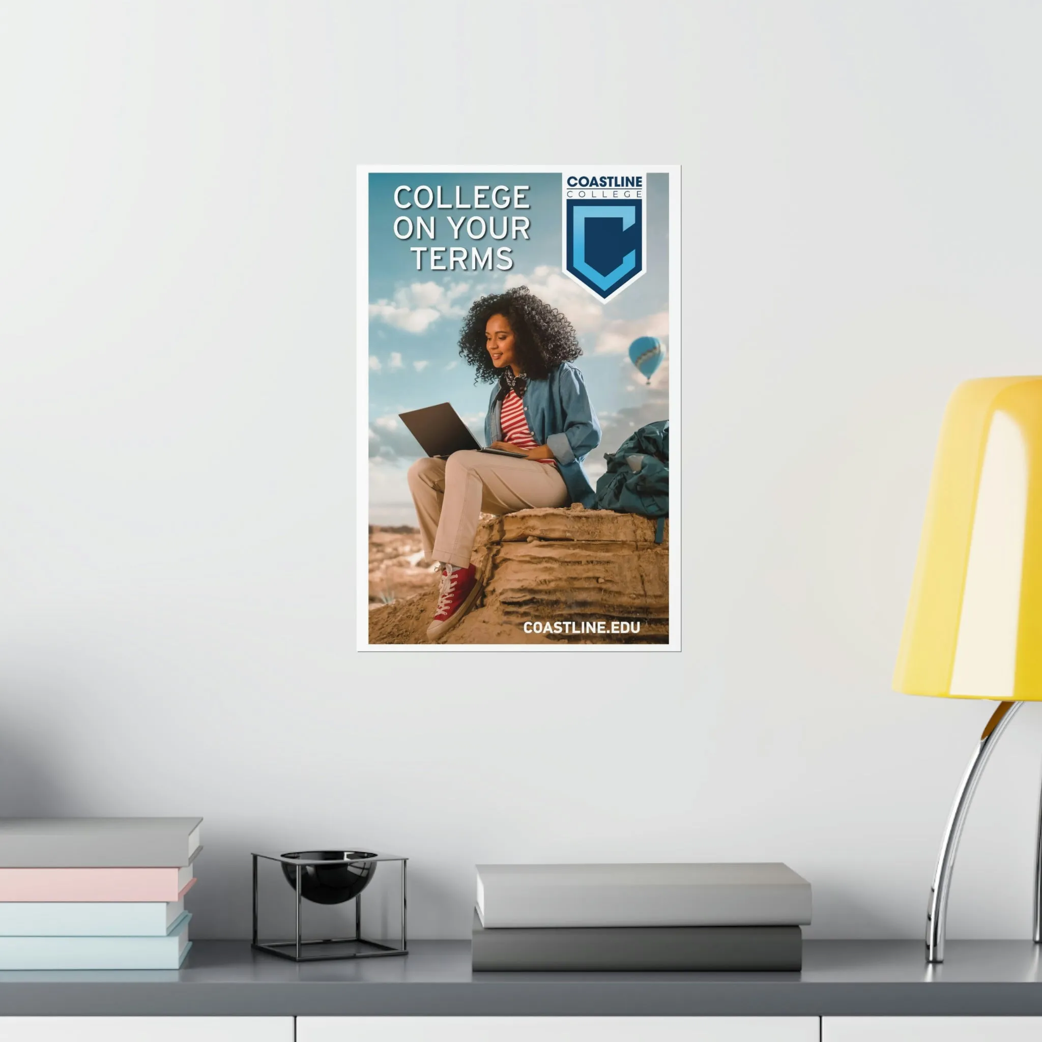 Coastline College On Your Terms Premium Matte Vertical Poster