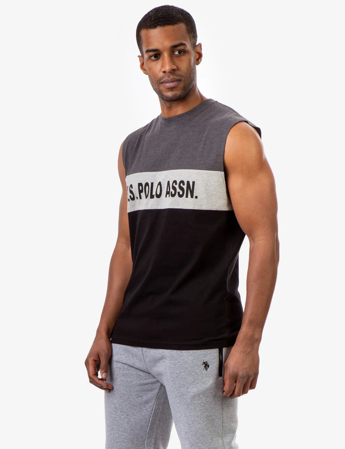 COLORBLOCK MUSCLE TANK