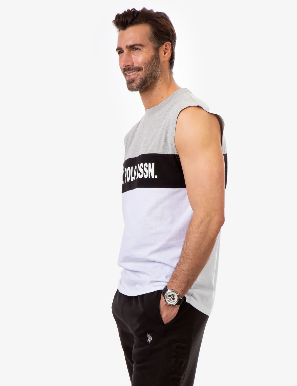 COLORBLOCK MUSCLE TANK