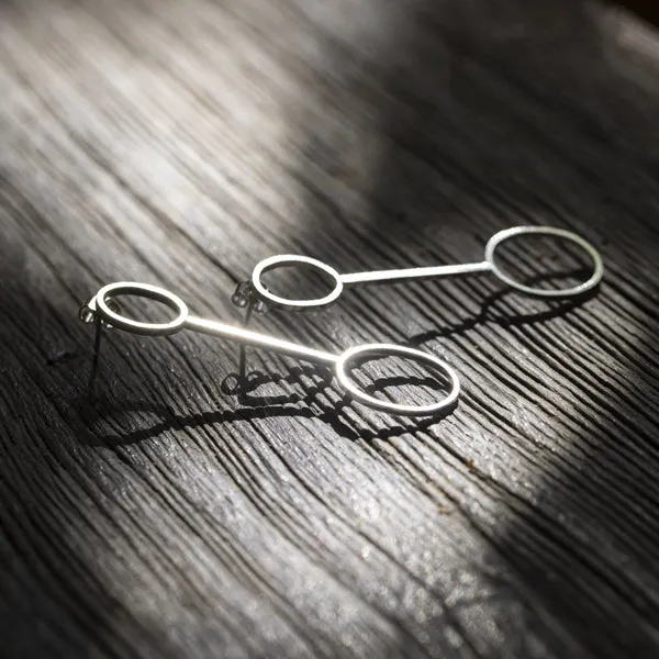 Creating Things by Andrea Rojas Córdoba- Fixed Eye Earrings