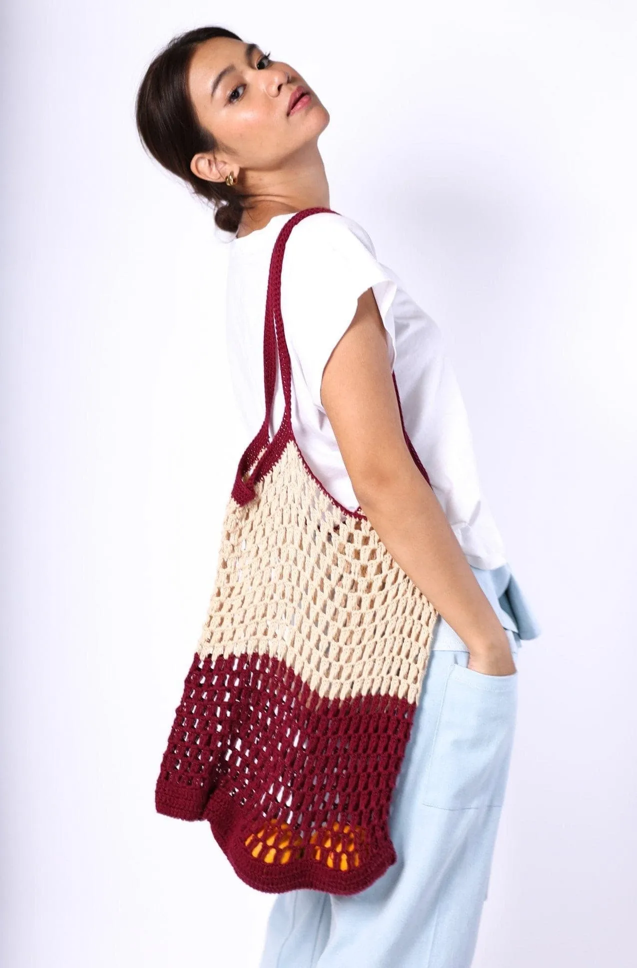 CROCHET SHOPPER BAG JASMIN