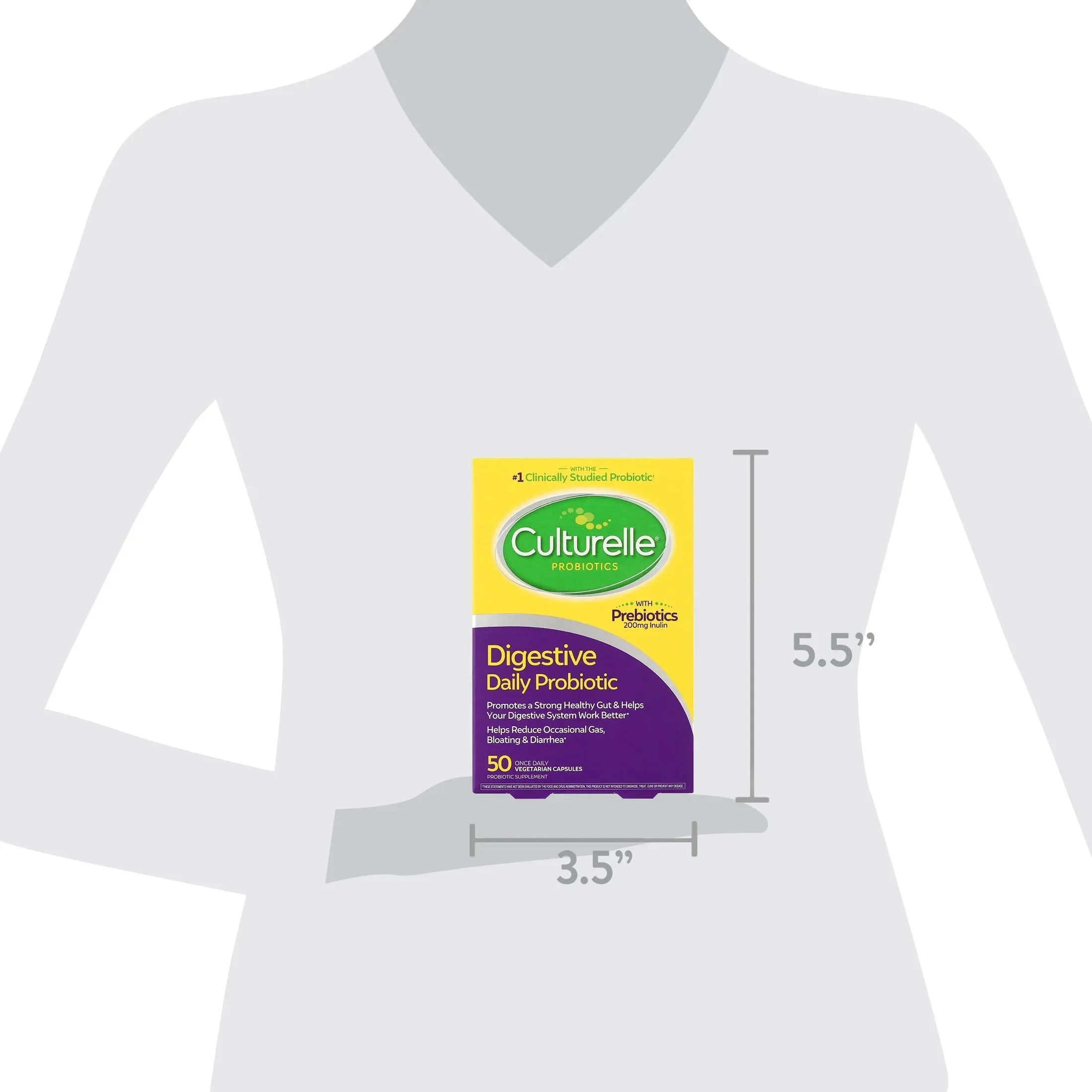 Culturelle Digestive Health Daily Probiotic Capsules For Men & Women