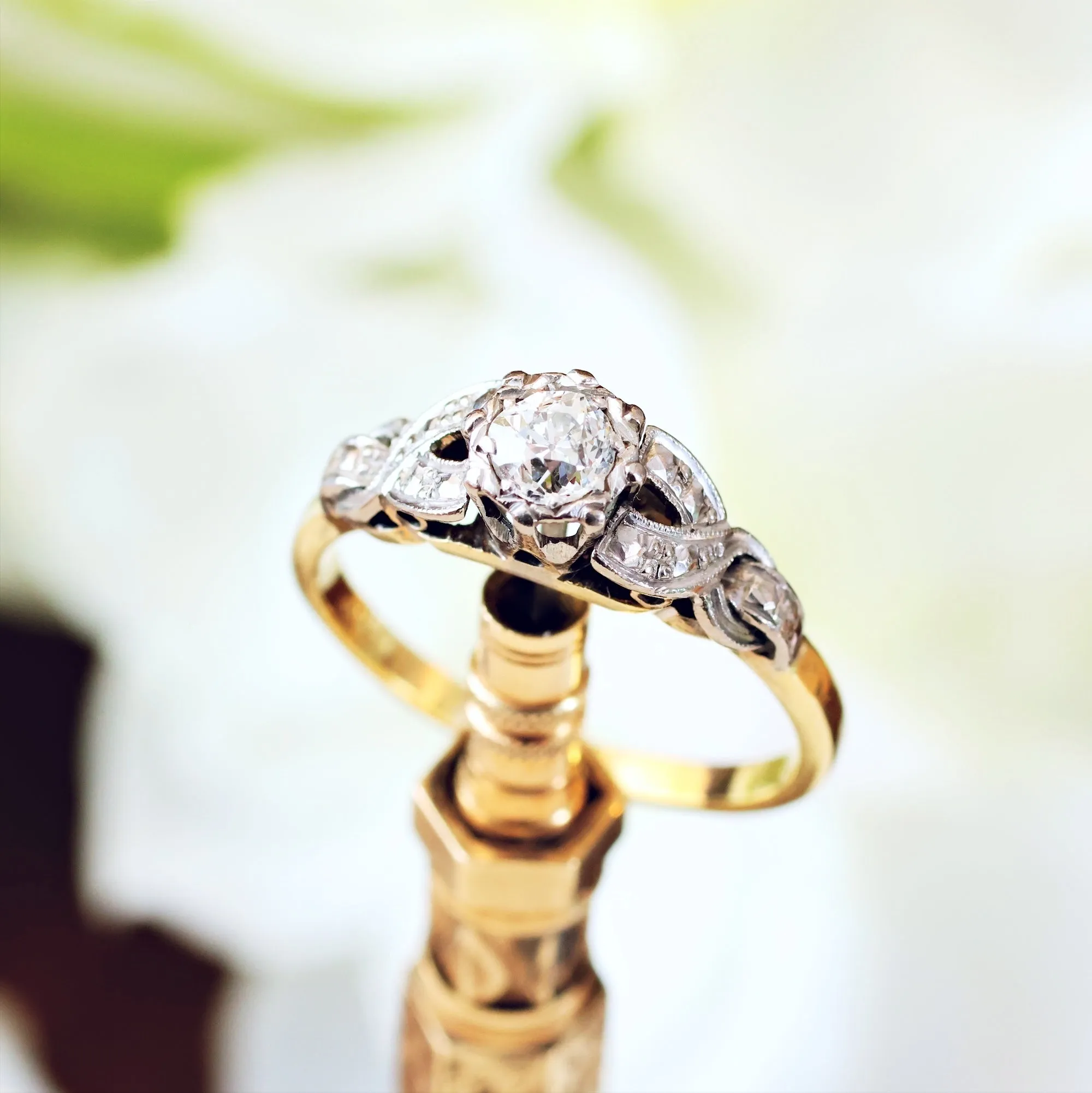 Dear Heart! Vintage Diamond Engagement Ring