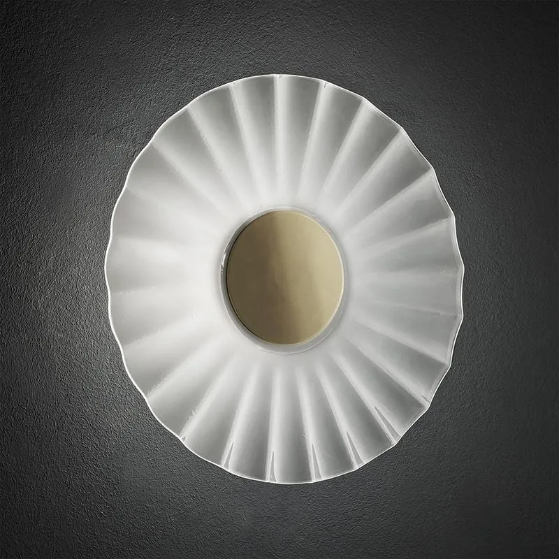 Decorative Satin Glass Wall Light