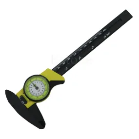 Dial Calipers, 150 mm x 0.02 mm, Plastic