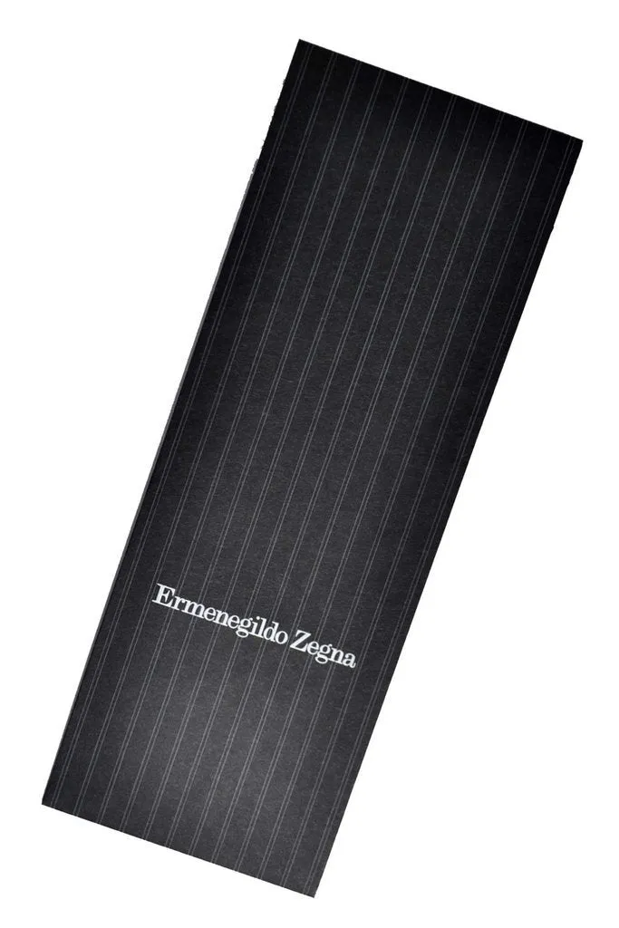 Ermenegildo Zegna Tie Midnight Blue Maroon Silver - Trecapi