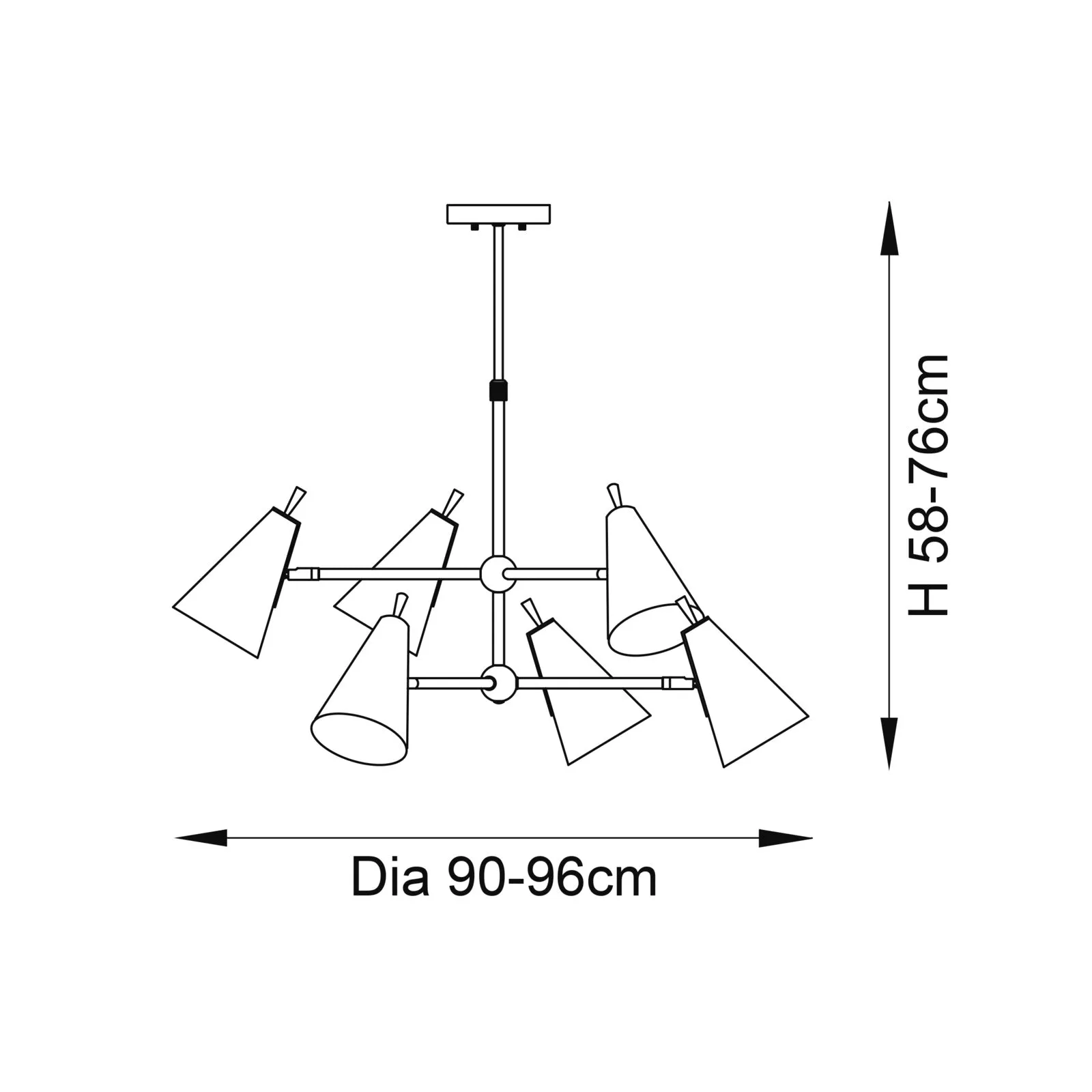 Everest 6-Light Pendant