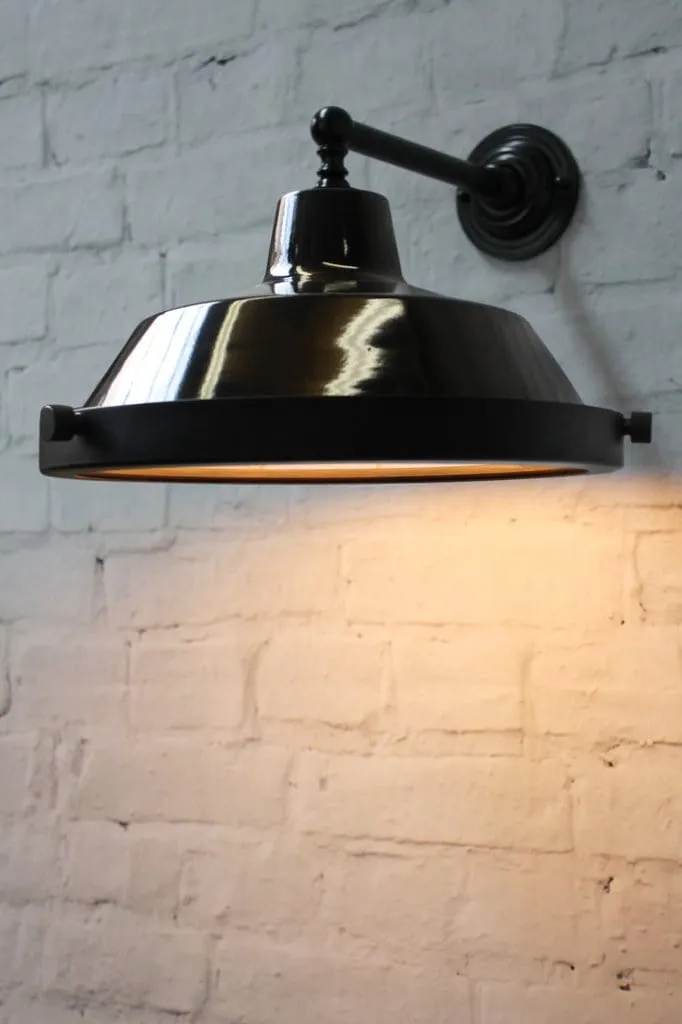 Factory Wall Light with Covers